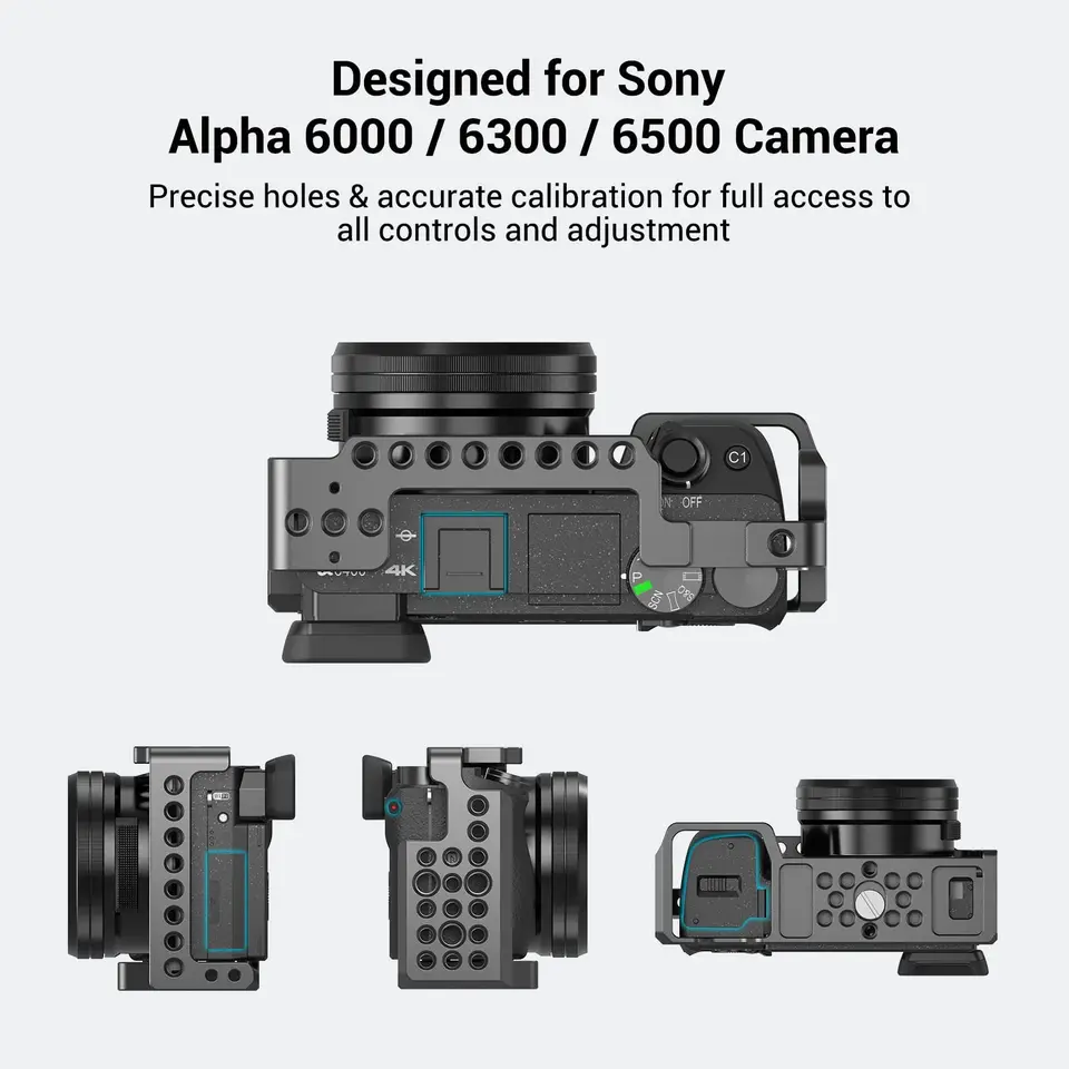 SmallRig Camera Cage for Sony A6000/A6300/A6500 ILCE-6000/ILCE