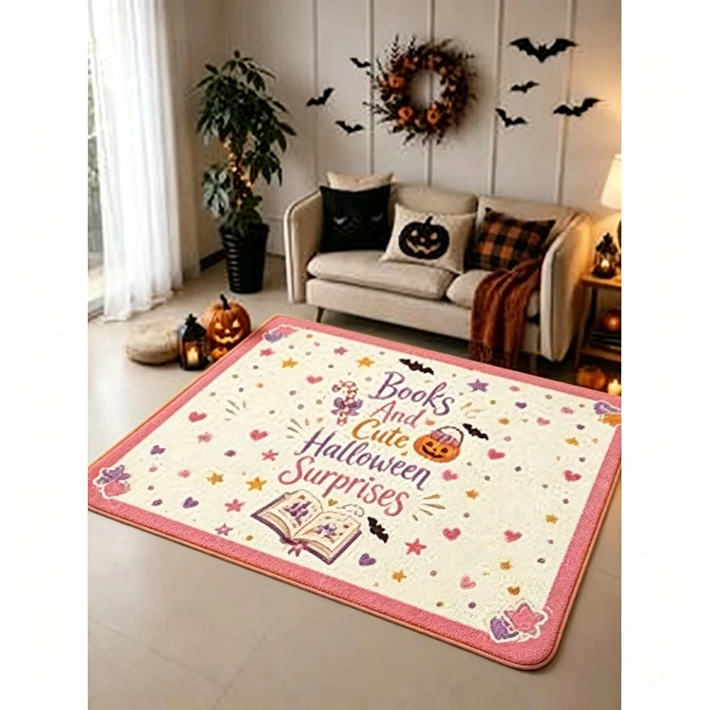 Colorful Pencil Pattern Decorative Area Rug for Living Room Bedroom Classroom Home Floor Mat Indoor Carpet Multi Theme Designs