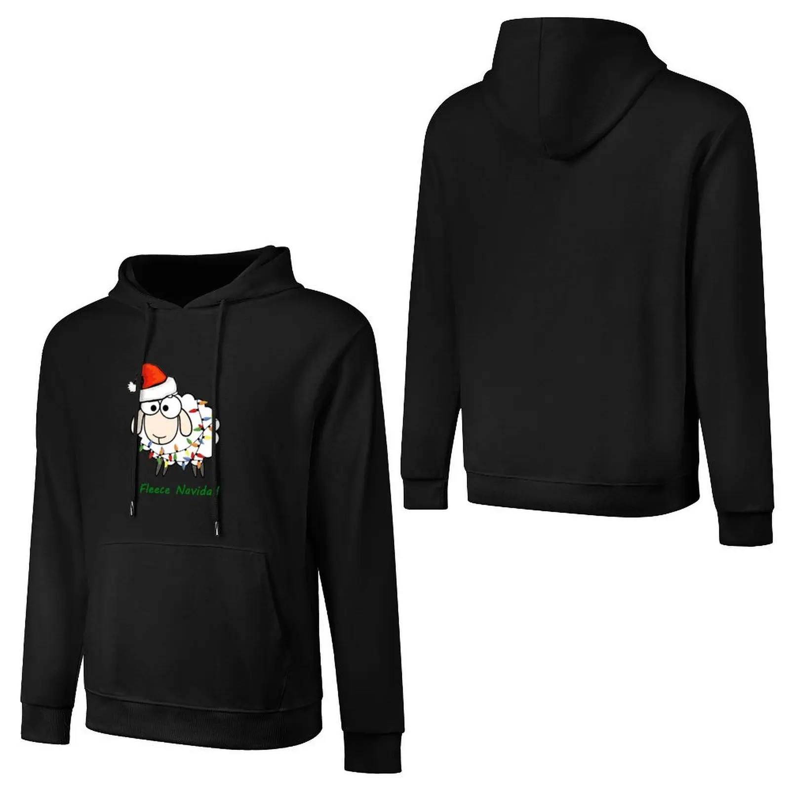 Fleece Navidad - Christmas Sheep Pullover Hoodie fashion men men's clothes men's clothing mens clothes anime hoodie