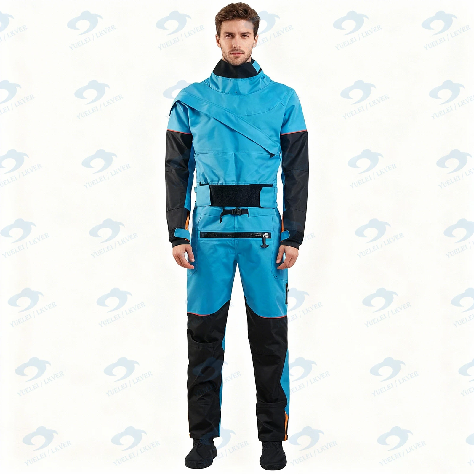 LKVER Dry Suits, Fully Waterproof Rubber Neck Covers, Sleeve Covers, Waterproof Sock Covers, Kayaking, Paddleboarding, Sports