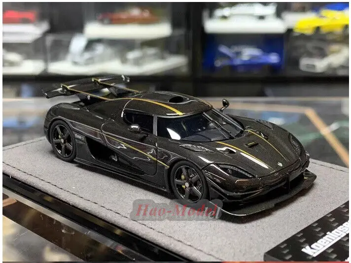 1/43 Gryning For Koenigsegg ONE1 Display Resin Diecast Car Model Kids Toys Boys Birthday Gifts Hobby Display Collection Black