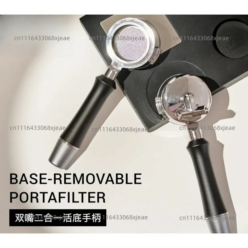 Coffee Machine Dual Stream Nozzle Two-in-One Live Bottom Handle Espresso Concentrate Bottomless Handle 58mm