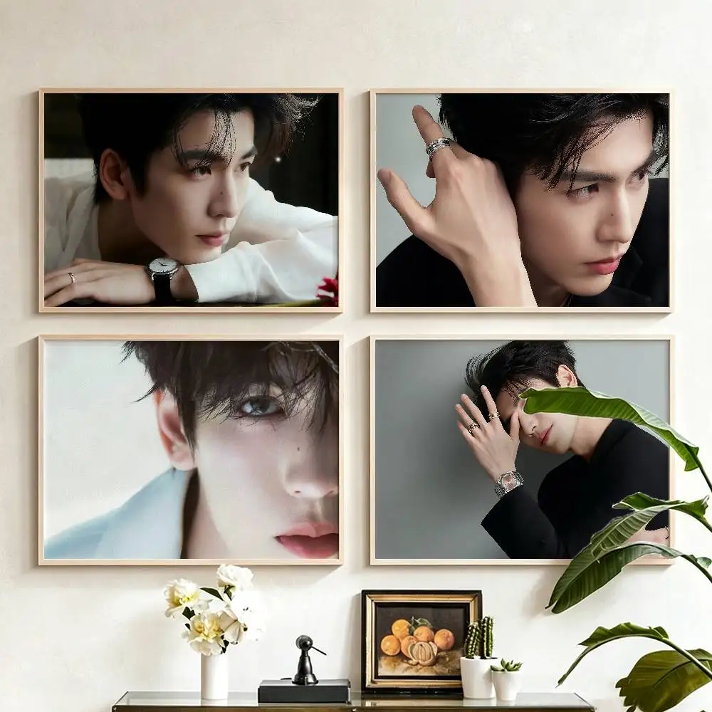 Handsome Z-Zhang Linghe X-Xie Zheng Custom HD Waterproof Self Adhesive Wall Art Poster