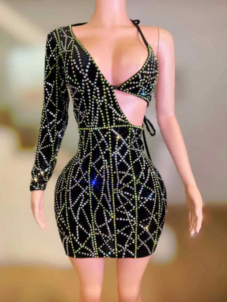 Vestido calado Sexy con estampado en caliente de alta calidad, ropa de mujer personalizada de nueva moda 2025