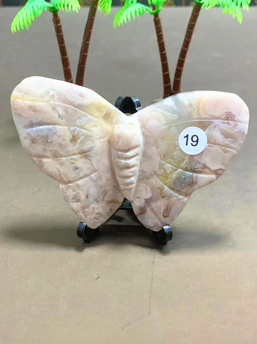 Natural Energy Cherry Blossom and Agate Sculpture, Pink and Purple Sculpture, Polished Reiki, Home Decor, Send Stand, ++++