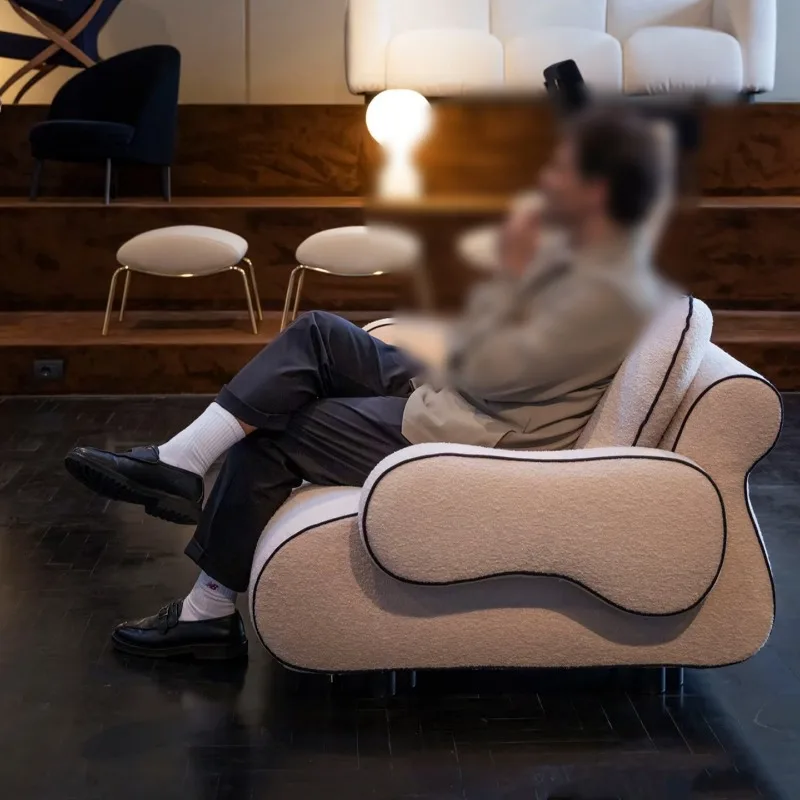 Curve arc module small apartment living room fabric, sofa