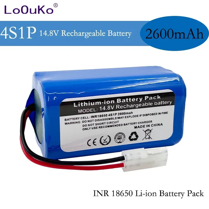 

LOvised KO 100% New 4S1P Lithium-Ion Battery for Sweefer 18650 V, 14.8 mAh, MC-WRC53, FB Bery, BC9601, MC9602, 2600