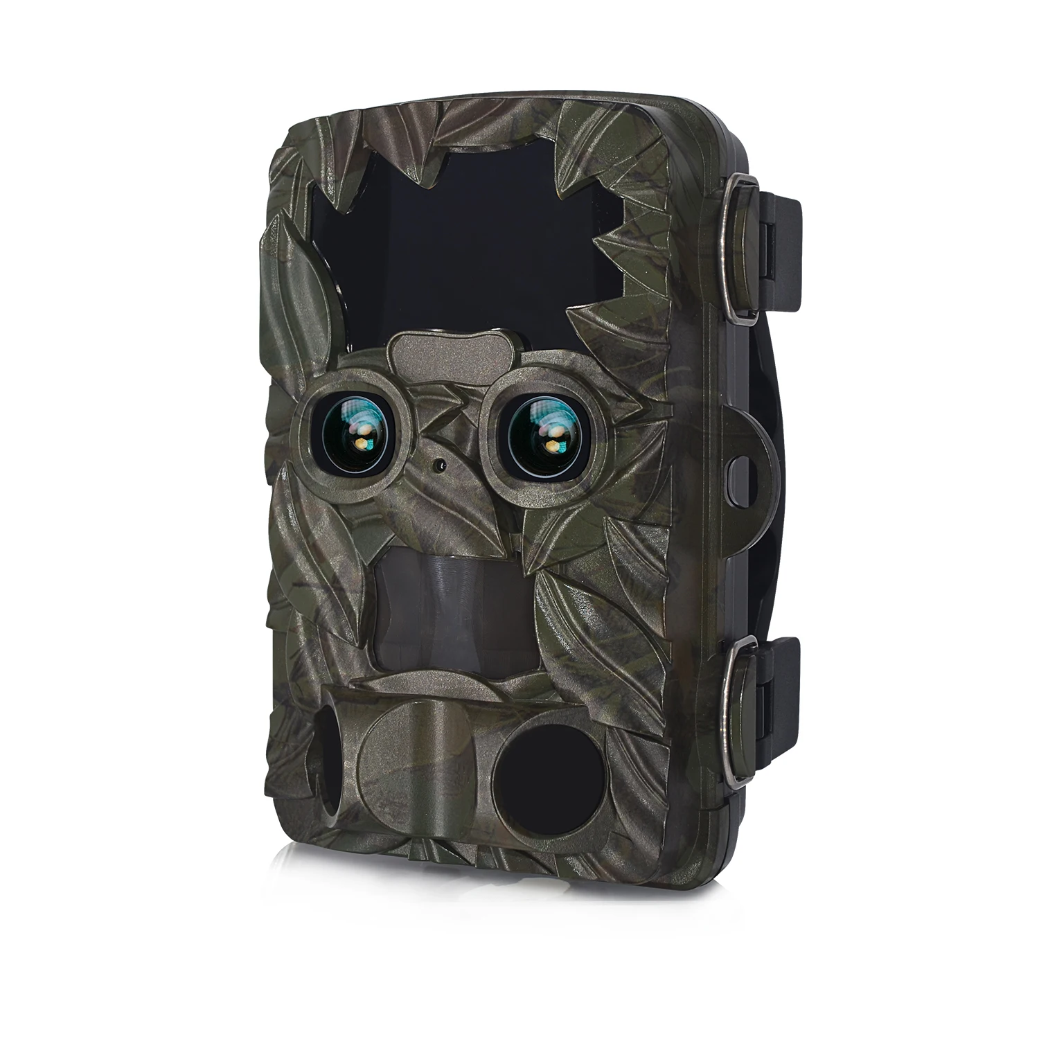 H82014KHDOutdoorSurveillanceCamcorderDual‑Lens 20MP IR Night Vision IP66 Waterproof Farm Estate Wildlife Monitoring Camcorder