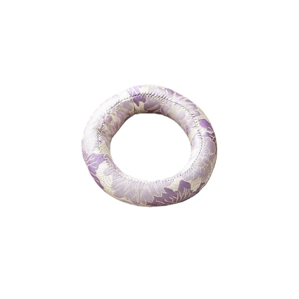 Spiritual Accessory Nepalese Singing Bowl Mat Round Cloth Donut Shape Mat Non Slip Traditional Drink Cup Mat Yoga Practice
