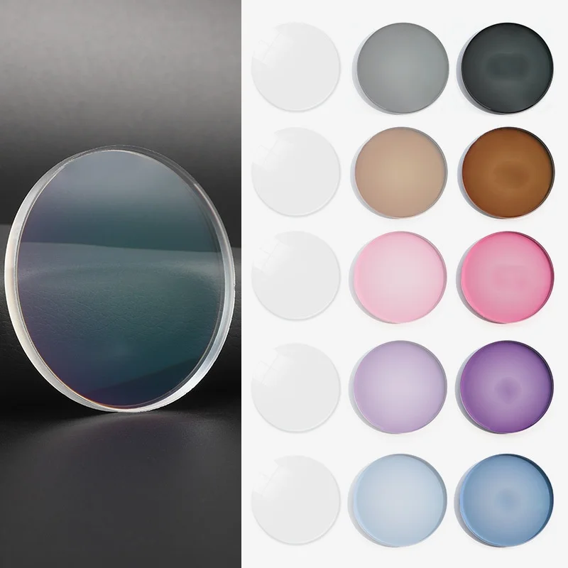 

Фотохромные линзы для близорукости и дальнозоркости, серые, коричневые, розовые, фиолетовые, синие, защита UV400, 1,56, 1,61, 1,67