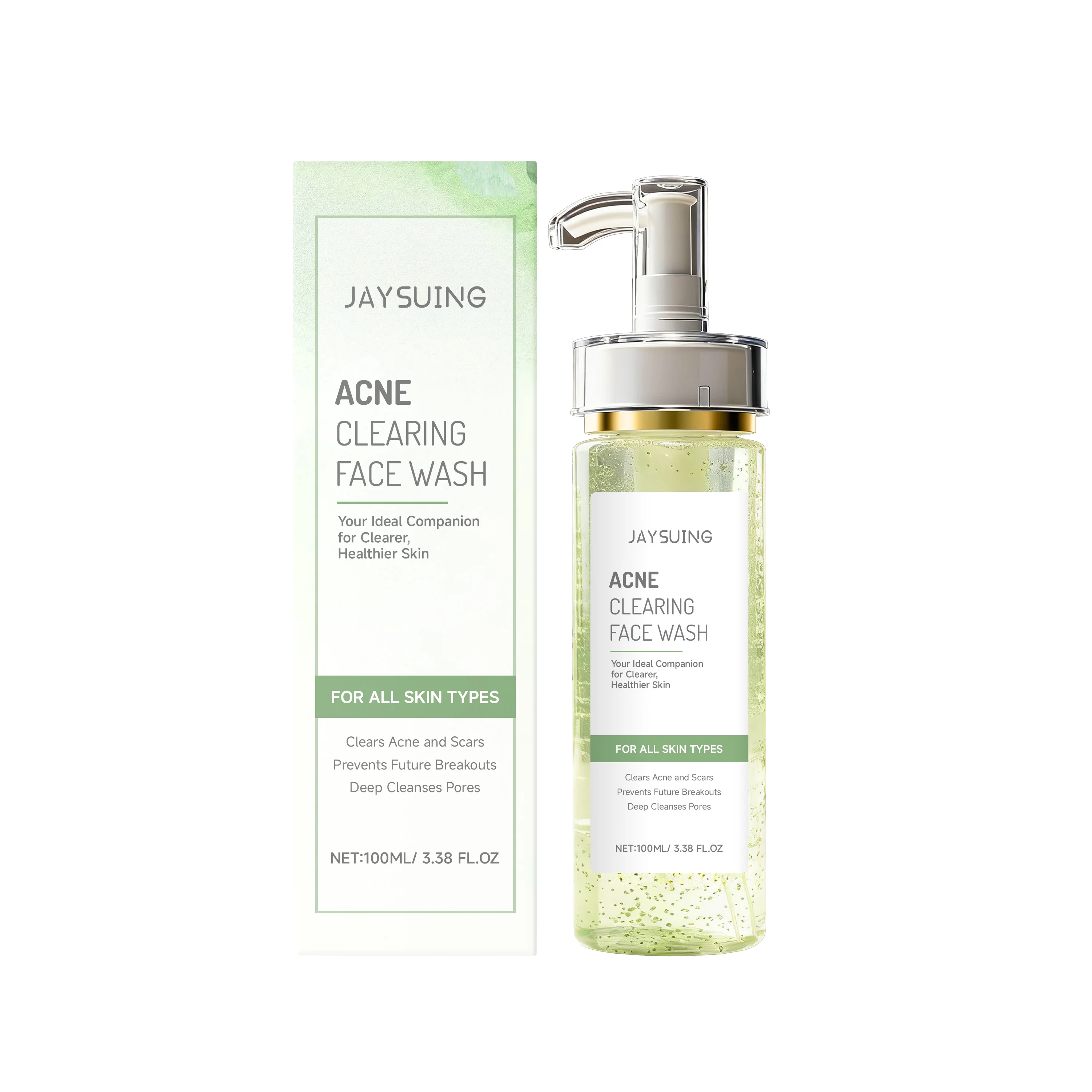 Niacinamide Cleansing Gel Gentle Exfoliating Brightening Melanin Repair Acnes Marks Pimple Invisible Pore Oil Control Face Wash