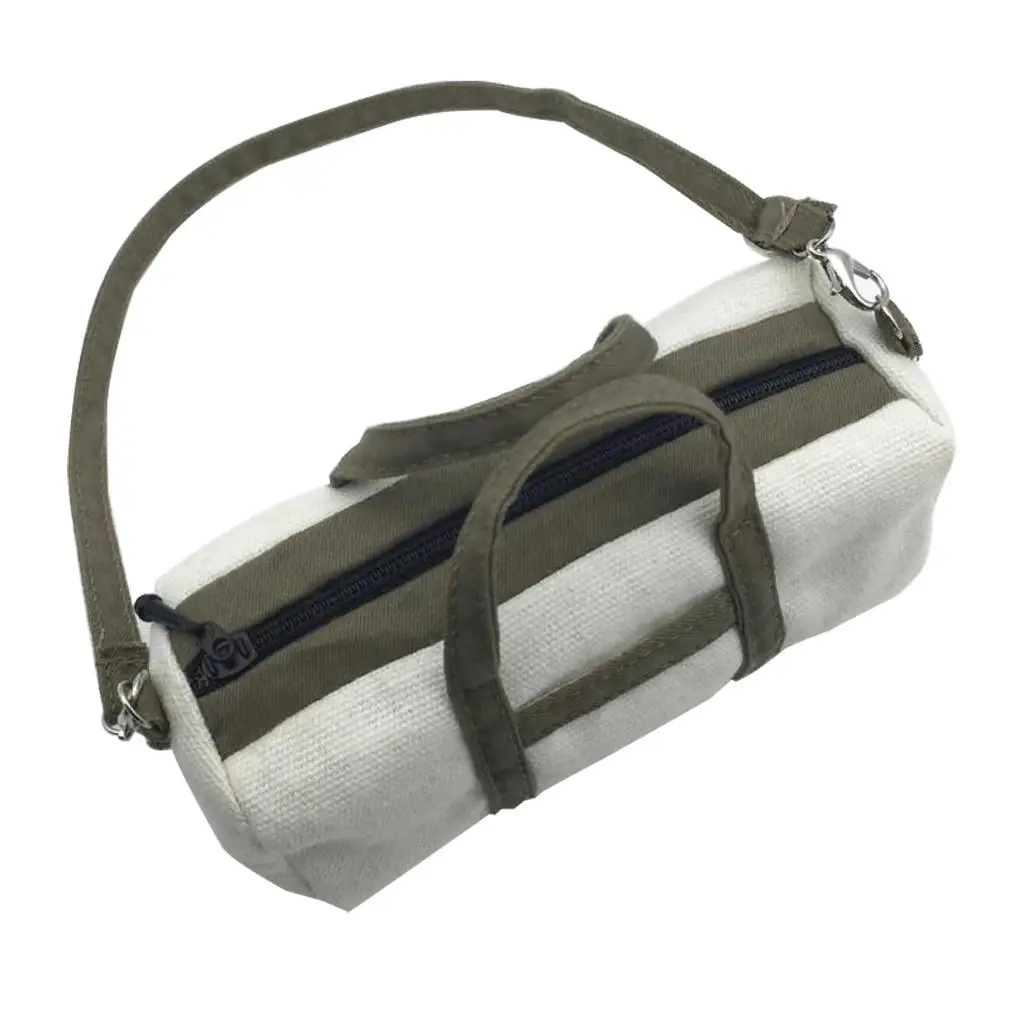 1:6th Canvas Satchel Shoulder Tote Bag Model for 12'' Kumik