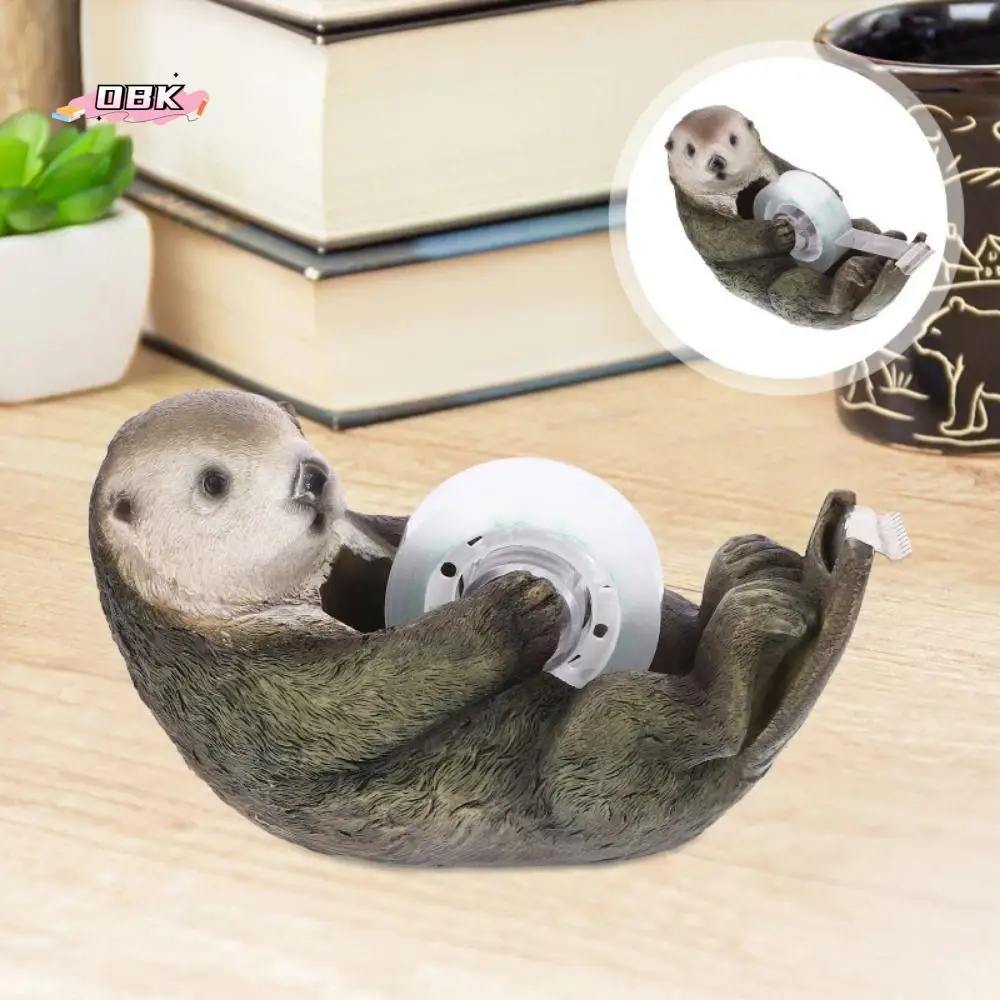 

Cartoon Otter Tape Dispenser Animal Shaped Sloth Non-Skid Tape Cutter Durable Cartoon Tape Cutting Tool Gift Wrapping
