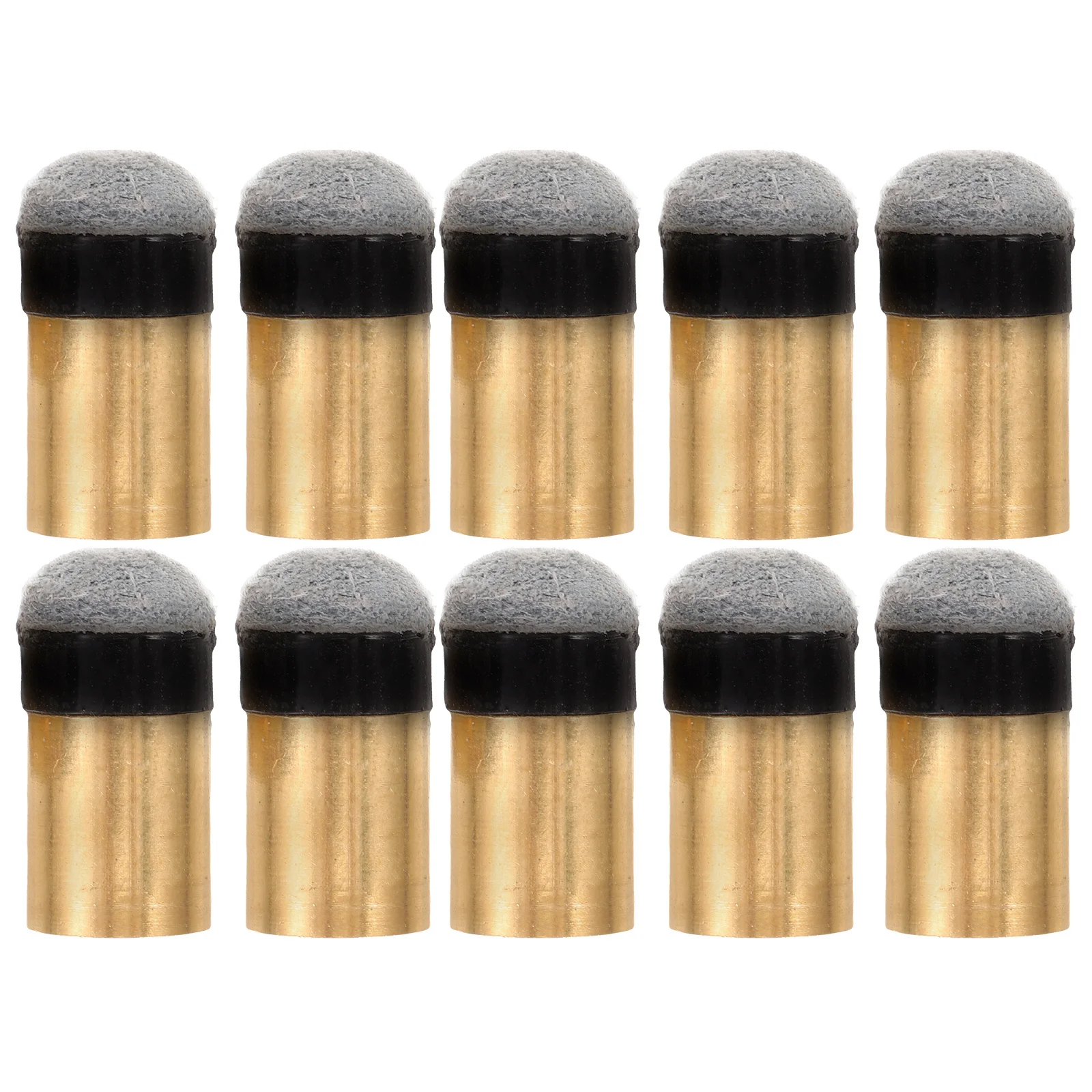 

5Pcs Replaceable Nineball Cue Tips Kit Brass Ferrule Secure Screw on Cue Accessories Pool Repair Tool Billiard Parts