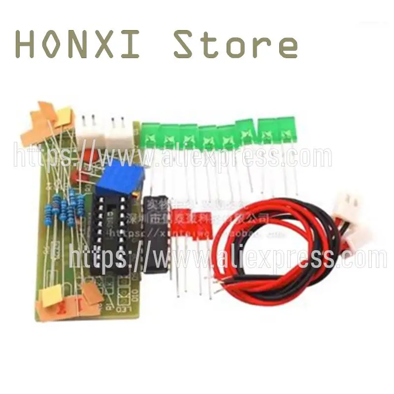 1PCS LM3915 gout 10 audio level indicator kit DIY level indicator light bulk, welding practice