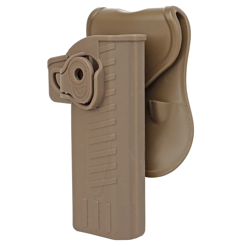 For STI2011. Hi-capa Belt Drop Pistol Holster Right Hand Gun Holster PE Plastic Pouch Case Fits Molle Stystem