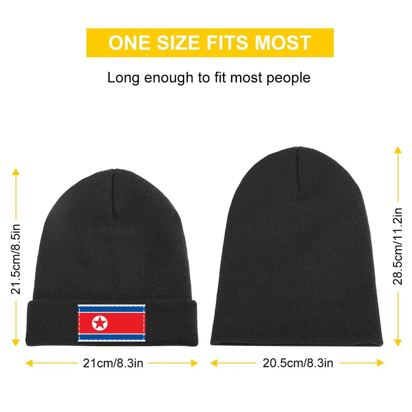 Flag of North Korea Knitted Cap Uv Protection Solar Hat Military Tactical Cap Streetwear Horse Hat Women's Golf Wear Men's