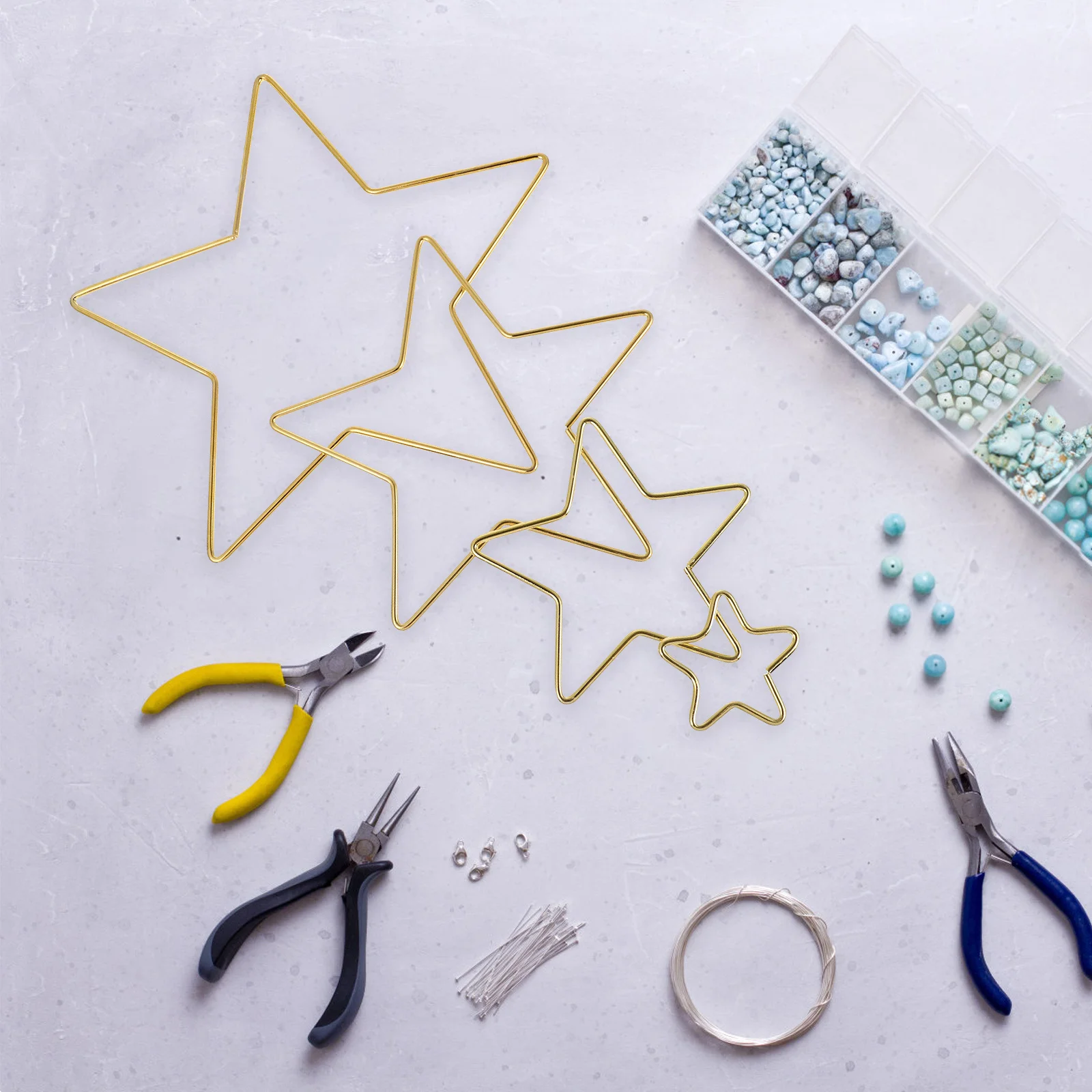 4 قطعة مواد زاك لتقوم بها بنفسك زاك إطار معدني كرافت خواتم ل اليدوية الرياح الدقات أكاليل ماندالا ديكور المنزل