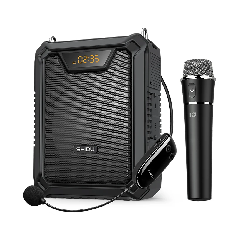 SHIDU M2000 Professional Portable Dual Wireless Bluetooth Acoustic Voice Amplifier For Teachers Wireless