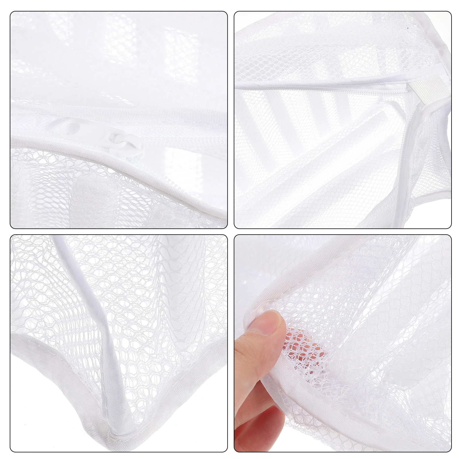 

Polyester Shoes Washing Bag Large Mesh Zipper Protector Breathable Laundry Washer Delicate Shoes Wash Bag Laundry Mesh Bags