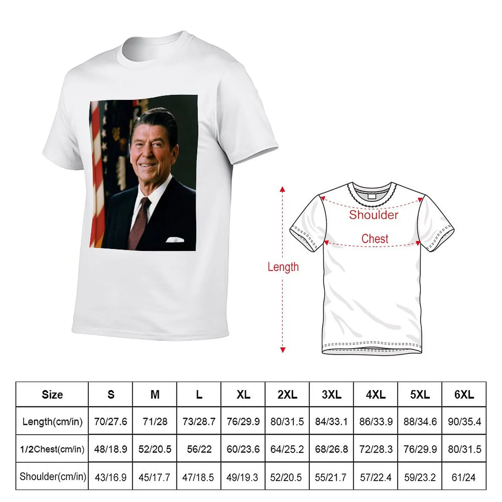 New Ronald Reagan T-Shirt black t shirt sweat shirts funny t shirts for men