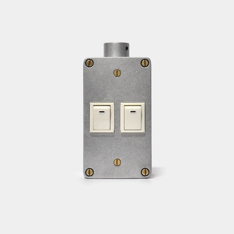 

Aluminum surface mounted switch/double open