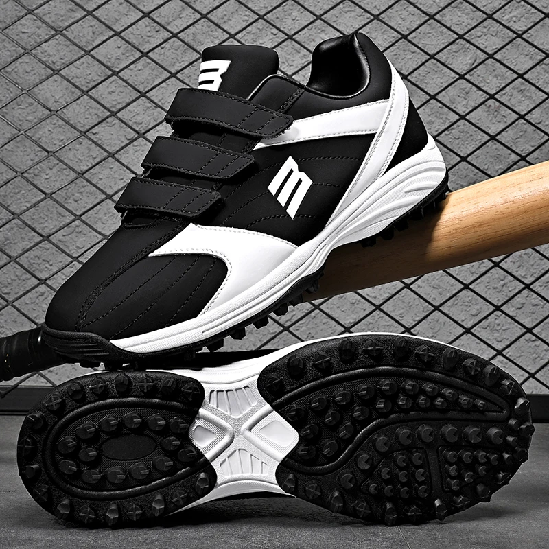 2026 New Trend Baseball Shoes for Men Anti-Slip Sports Shoes Men Unisex Competition Sport Shoe Hook & Loop Man Baseball Shoes