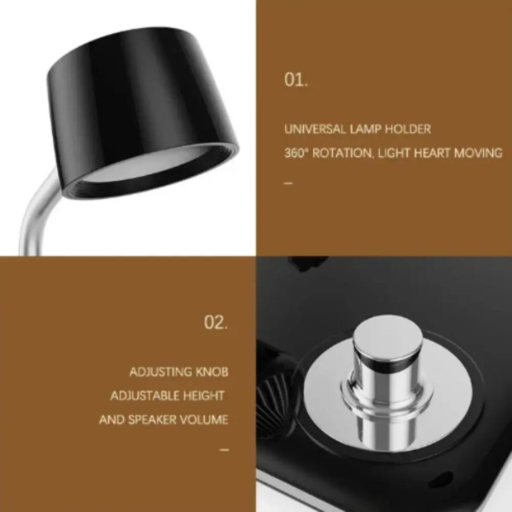 

USB-порт, светодиодная настольная лампа, подставка для часов, ночное освещение, беспроводное зарядное устройство, многофункциональное беспроводное зарядное устройство, светодиодная настольная лампа, домашний декор