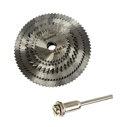 7pcs/set Mini HSS Steel Circular Saw Blade Rotary Tool For Dremel Metal Cutter Power  Set Wood Cutting Discs Drill