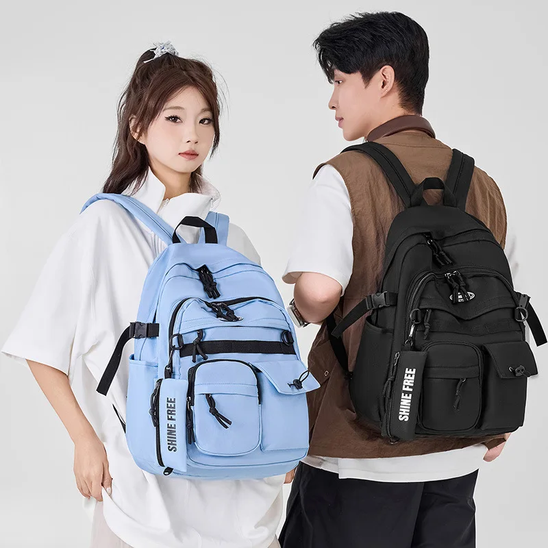 Women Travel Backpack New Nylon Waterproof Men Backpacks Fashion Lightweigh Women's Bag Trend School Backpack for Girl and Boy