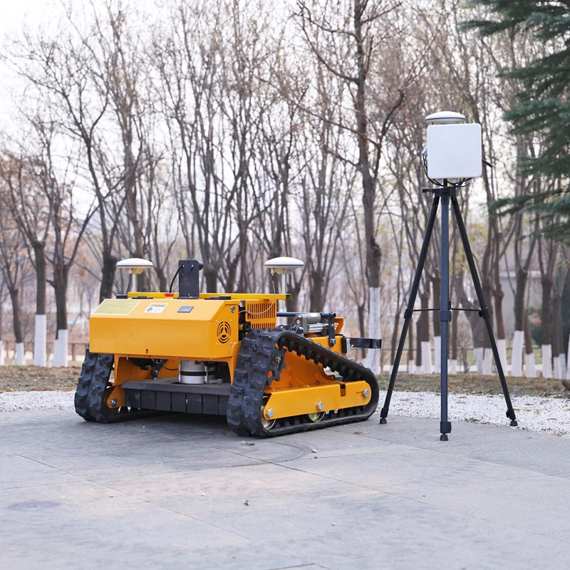 Aangepaste groothandelsprijs GPS-grasmaaier - Automatische Mini Smart Rubber Crawler voor efficiënte grasmaaiers