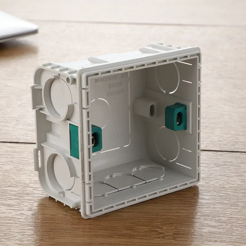 Pre Embedded Bottom Box Household Integrated Punching Assembly Box Switch Socket Concealed Junction Box 86 Type PVC Bottom Box