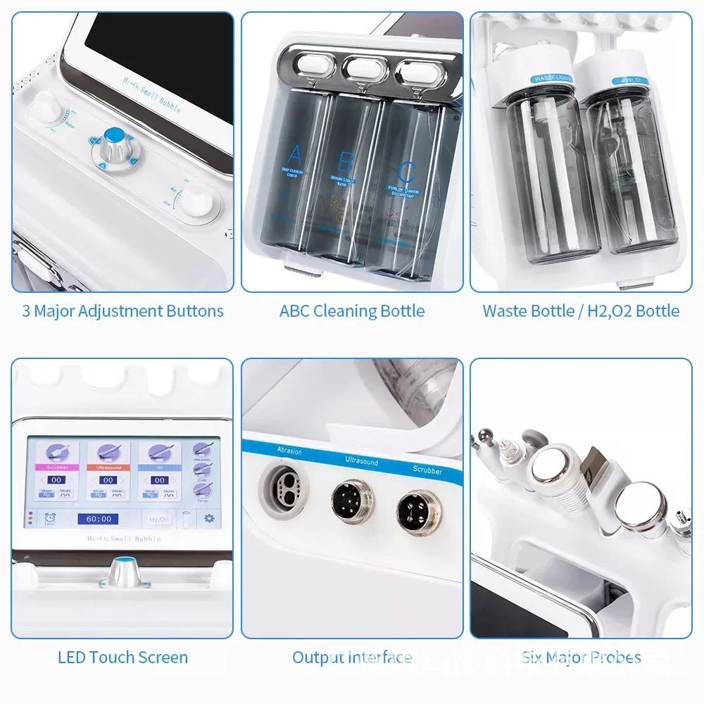 7 in 1 Hydrodermabrasion Hydro Skin Care Facial Deep Cleansing Hydra Dermabrasion Machine With 7 different functions