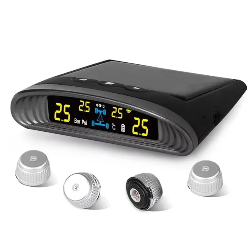 

Digital TPMS Tire Pressure Monitoring System Car Wireless External Pressure Sensor tire press