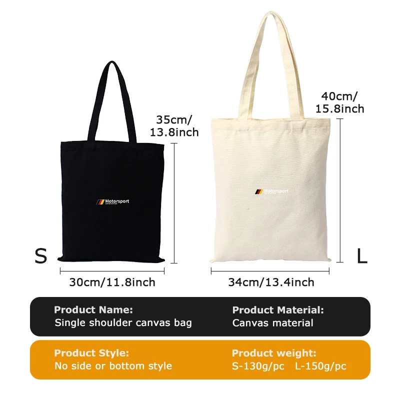 Portable Auto Canvas Crossbody Bag Car Logo Travel Shoulder Pouch For BMW E30 E34 E36 E39 E46 E52 E53 E60 E61 E62 E70 E71 E83 view 6