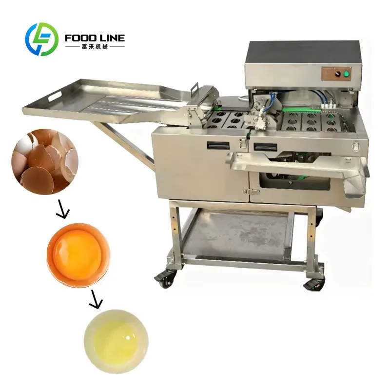 Custom made SUS304 Stainless Steel Egg Cracking Machine Whole Egg Breaking