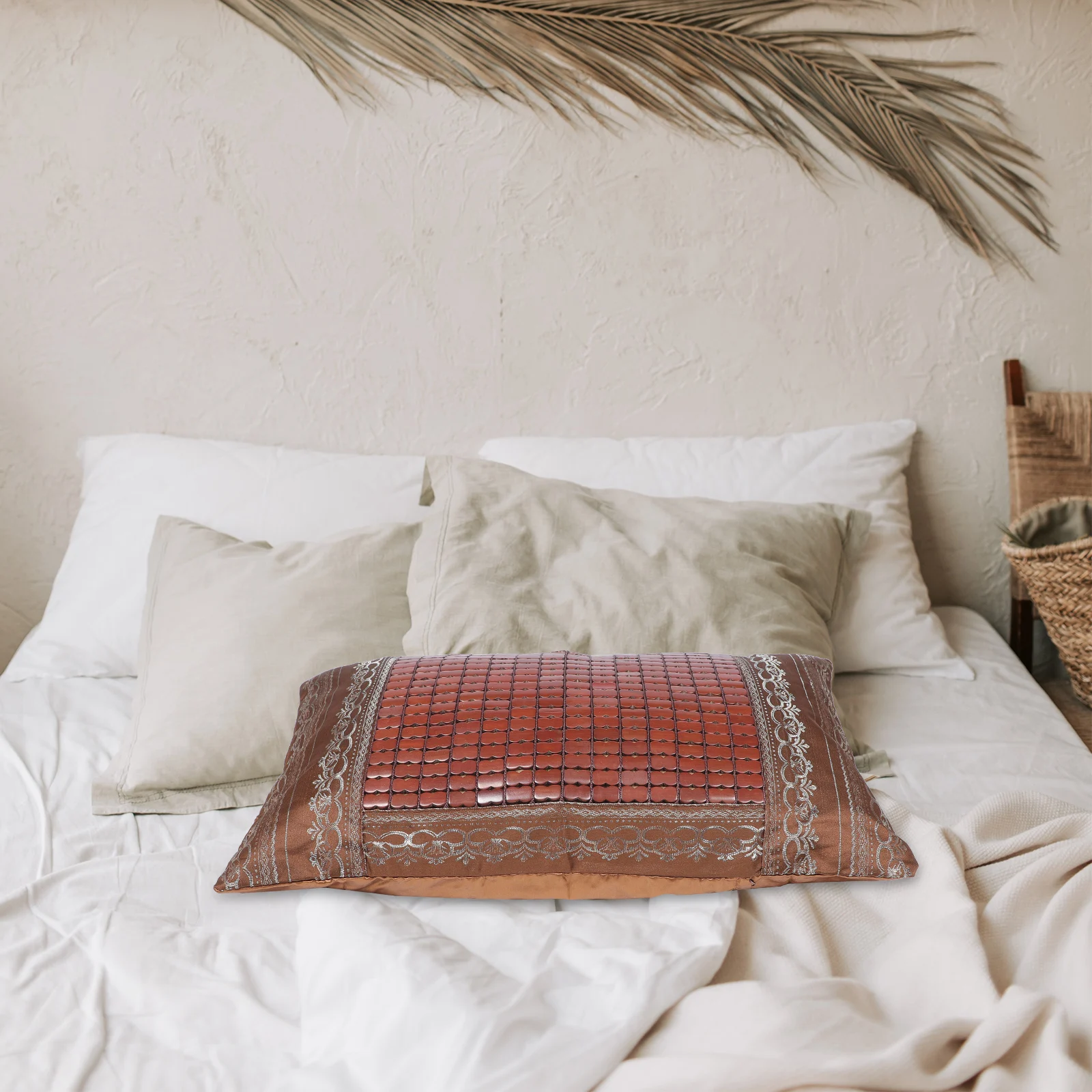 

Cool Bamboo Mat Pillow Bedroom Cover Cooling Pillowcase Outdoor Pillows Summer Pillowcases Body Multifunction