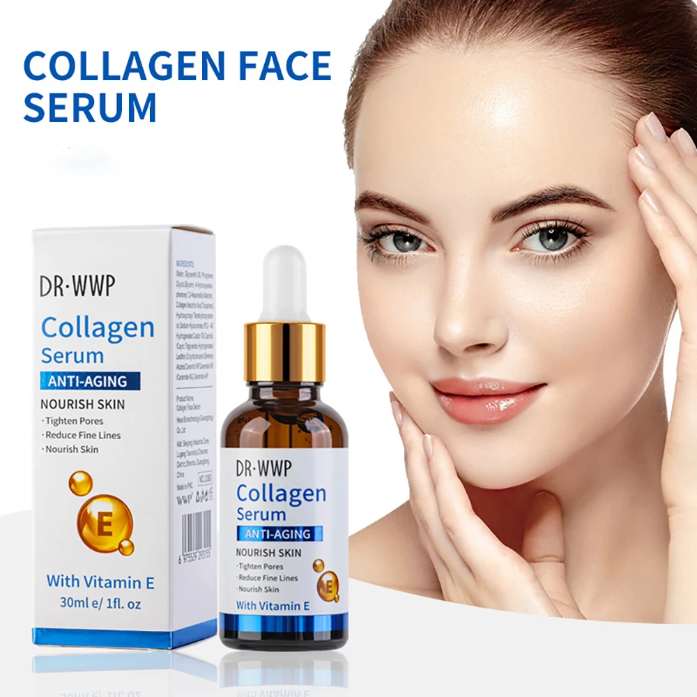 

Collagen Original Solution Anti Wrinkle Serum Vitamin C Brightn Facial Serum Kojic Acid Face Care Oil Control Turmeric Essence