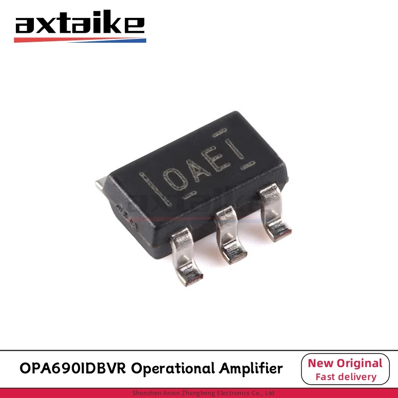 5PCS OPA690 SOT23-6 OAEI 0AEI OAE1 OPA690IDBVR OPA690IDBVT Wideband Voltage-Feedback Operational Amplifier With Disable SMD IC