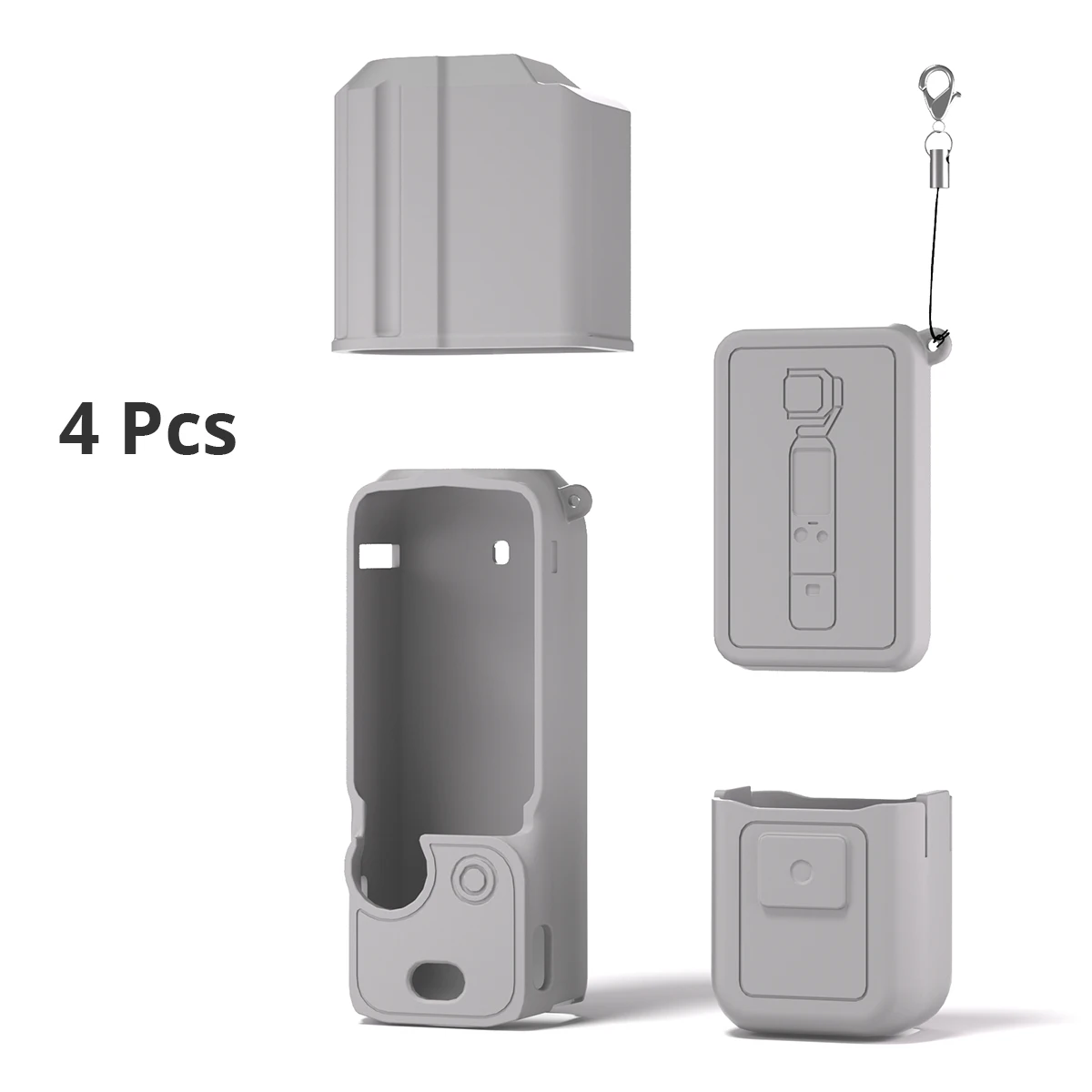 Accessoires Osmo Pocket 3 MotuTech Housse Protection DJI Osmo Pocket 3 - Coque Rigide Pour Objectif & Écran - Anti-Rayures & Chocs - Noir Accessoire DJI Protection