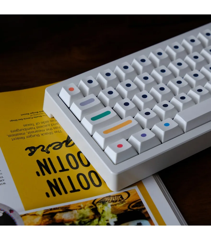 

Polka dot keycaps Original highly sublimated mechanical keyboard Suitable for customized Mega Lion wooting