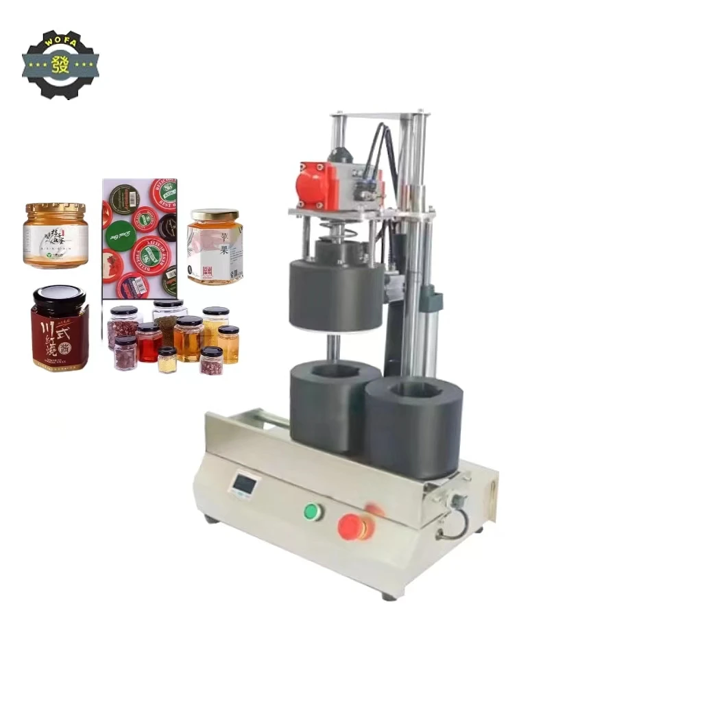 

Desktop Simple Vacuum Capping Machine, Chili Sauce Bottle, Can Bottle, Pickle Bottle Vacuum Capping Machine