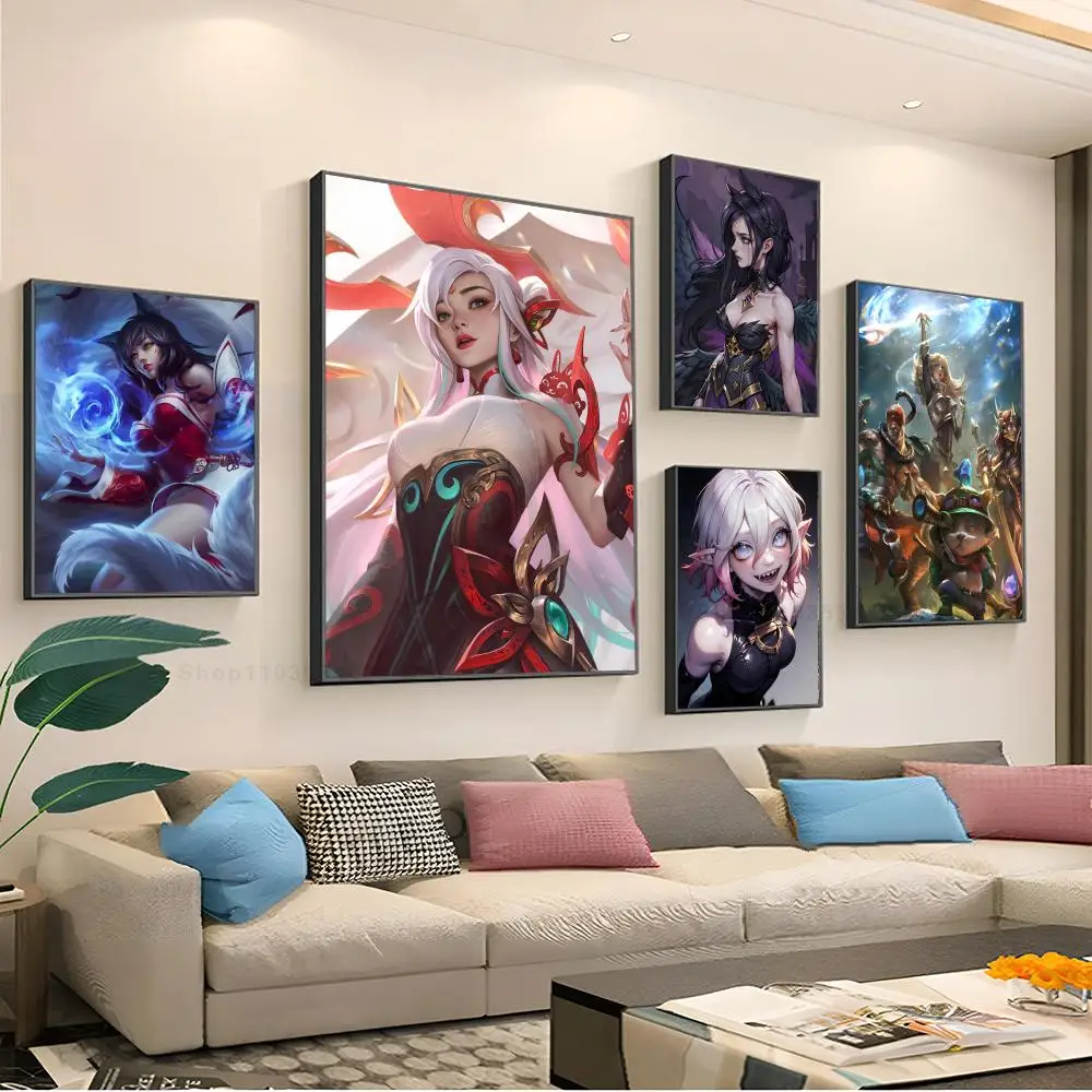 

Game League of Legends Poster Paper Print Home Living Room Bedroom Entrance Bar Restaurant Cafe Art Painting Decoration