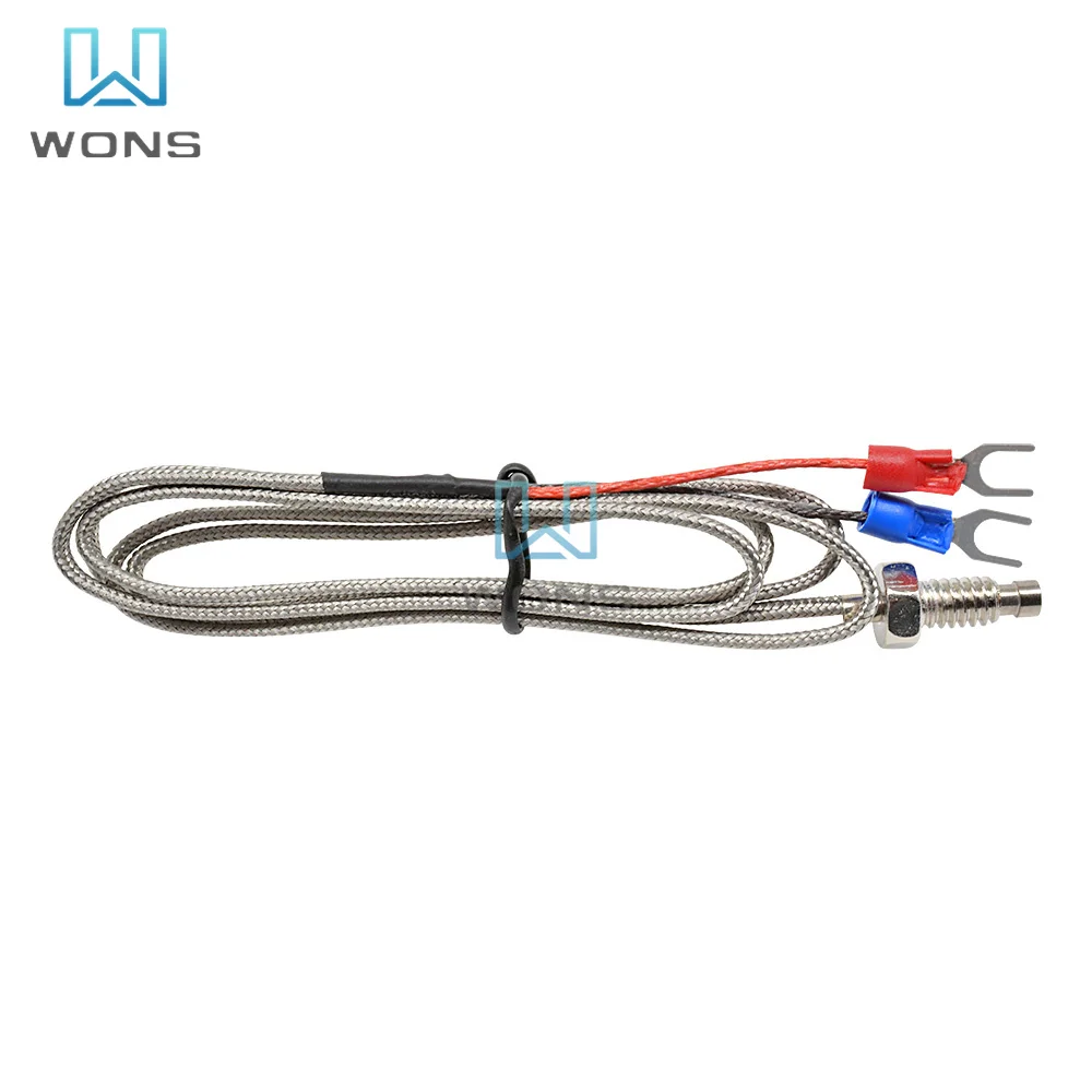 K Type Thermocouple Stainless Steel Probe 1M Thermocouple Control Temperature Controller 0-800C Industrial Sensor Probe