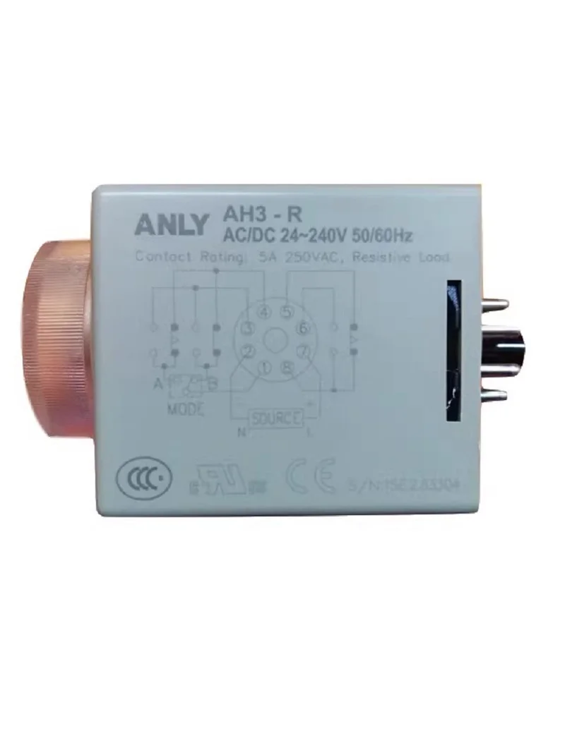 Imagem -04 - Anly-relé de Limite de Tempo Multi-segmento Ah3-ra Ah3-rb Ah3-rcah3-re Ah3-ra Ah3-rb Ah3-rc Original e Genuíno