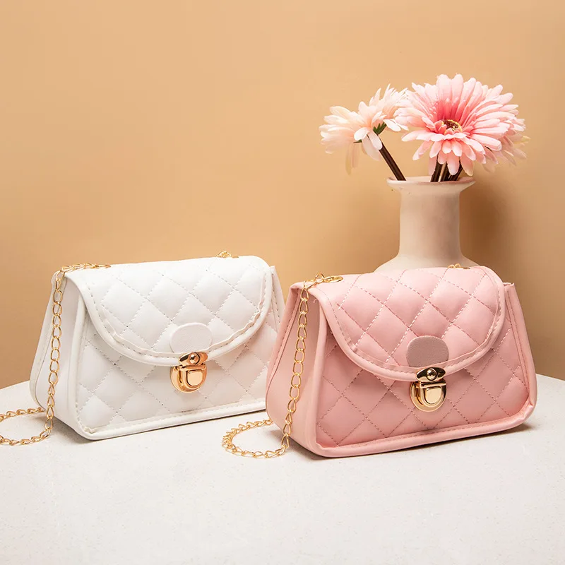 Embroidered  Bag, Ladies Women's  Crossbody Diamond Chain Shoulder Bags