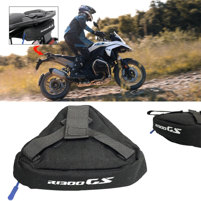 

For BMW R1300GS GS1300 R1300 ADV r1300gs Adventure 2023 2024 Motorcycle 1.6 Liters Repair Tool Storage Bag Luggage Rack Tailbag