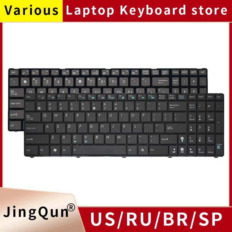 free shipping keyboard for ASUS K50 K50C K50IE K50IN K61 K50A K50AB K50IJ K50ID P50 P50IJ P50 K60 K61 K62 K70 K70IJ F90 X5D