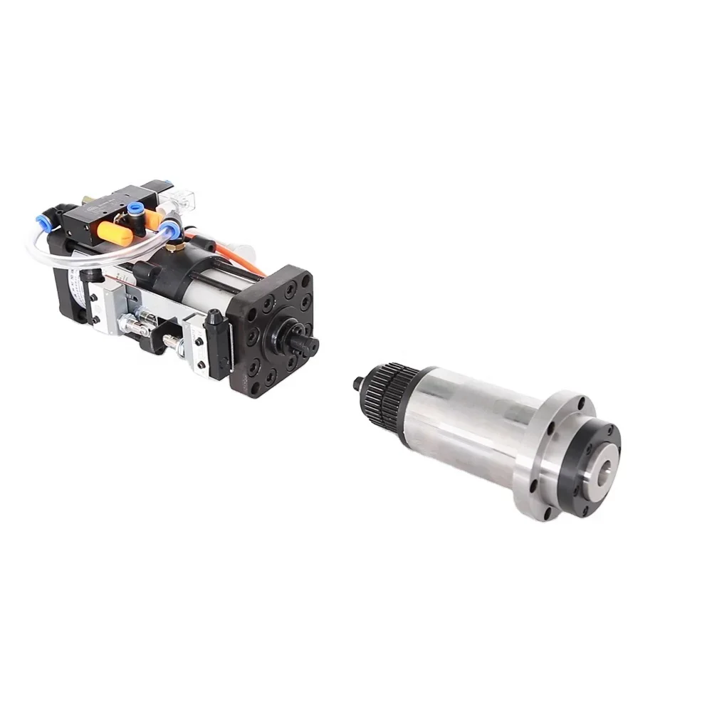 Center ISO20 Spindle with Pneumatic air Cylinder  8000rpm Belt Driven Atc Spindle