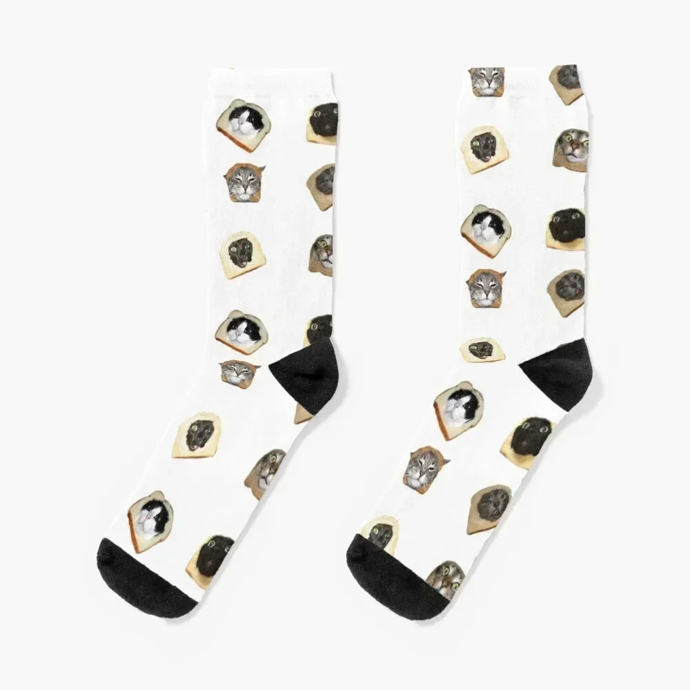 

Bread Kitties Socks Lots Men's ankle Heating sock Socks Women's Men's